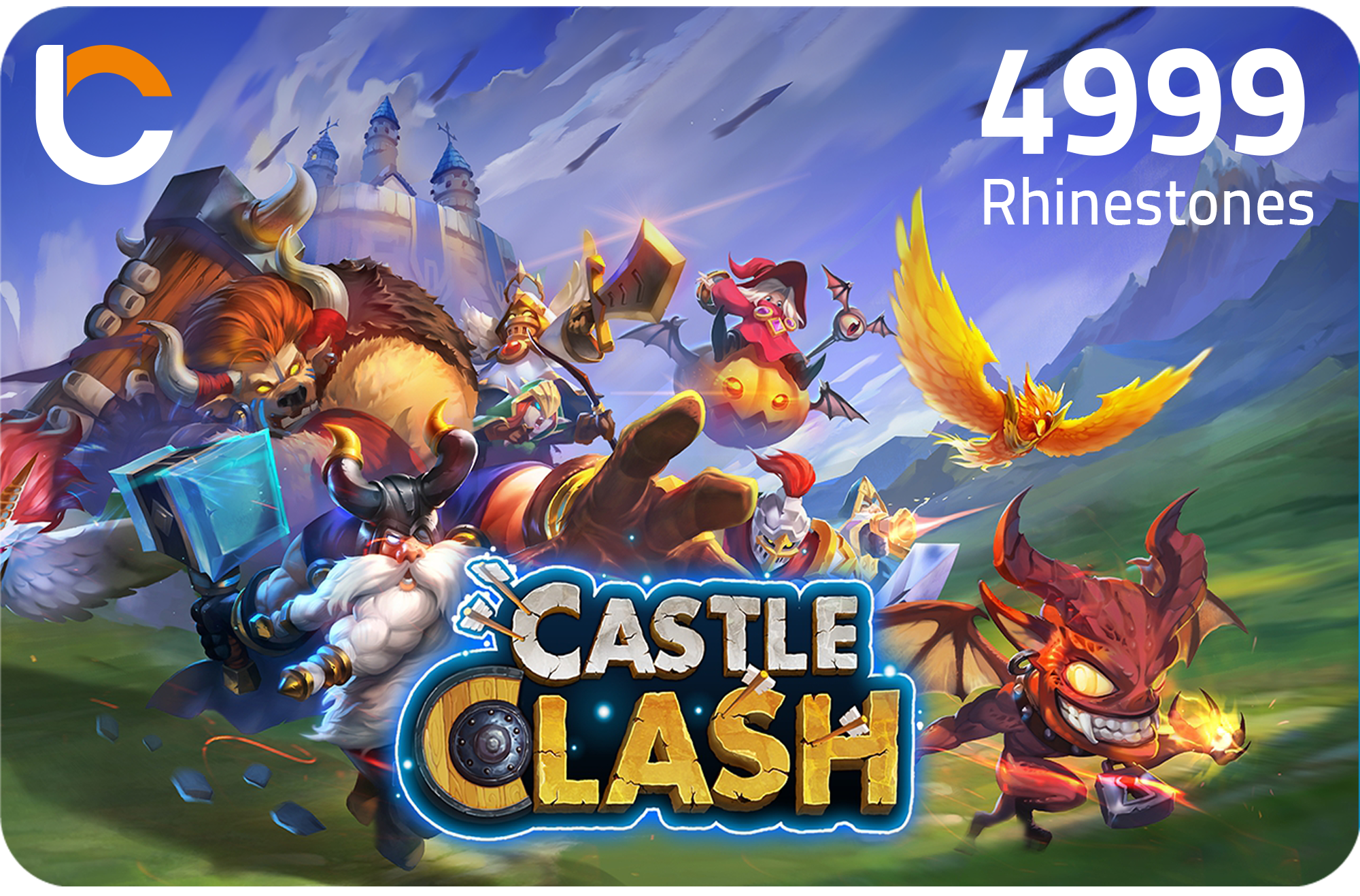Castle Clash - 4999 Rhinestones