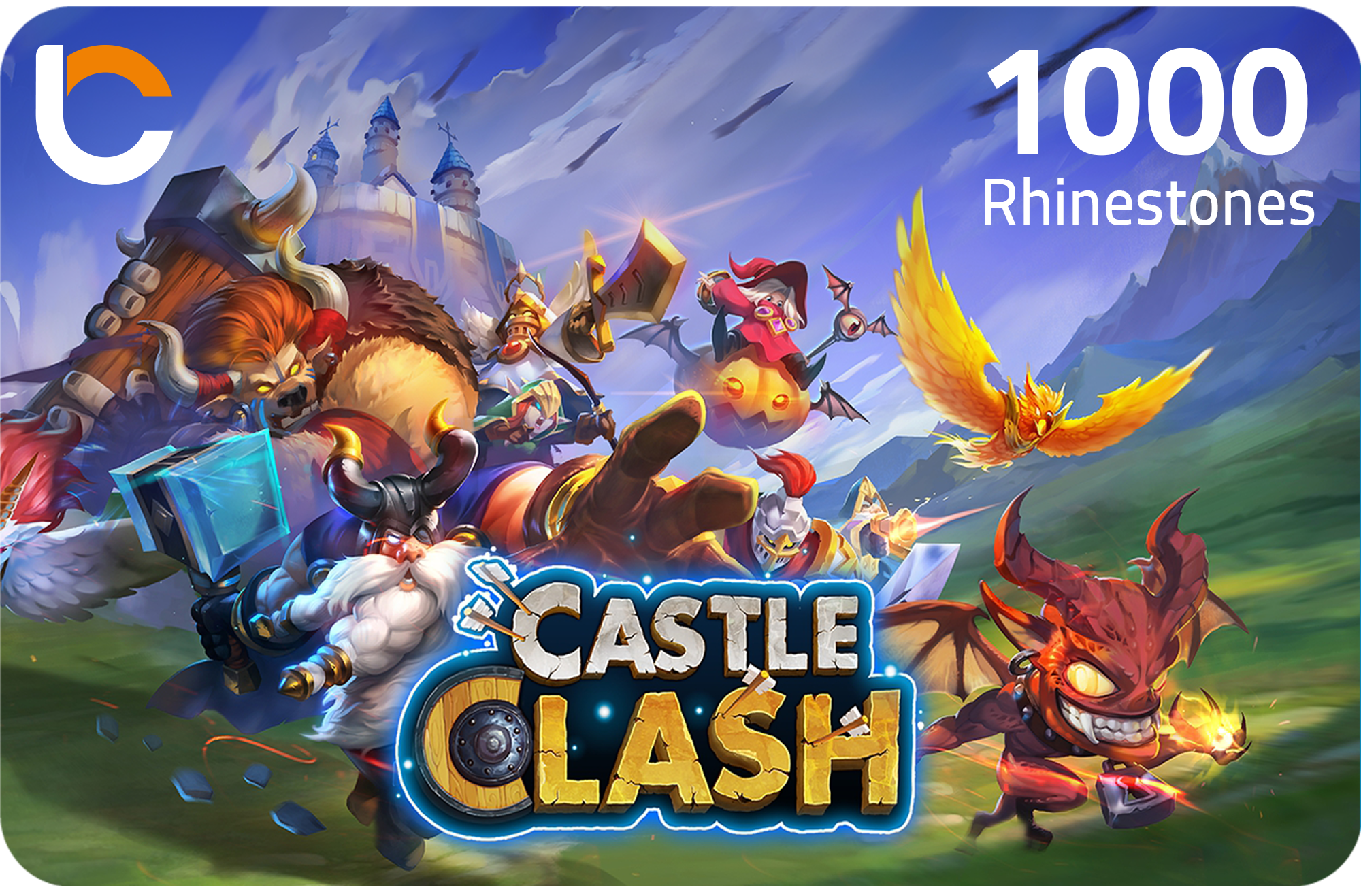 Castle Clash - 1000 Rhinestones